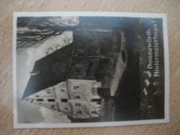 DONAUWORTH Hintermeierhaus Bilder Card Photo Photography (4x5,2cm) Schwaben Bayern GERMANY 30s Tobacco - Unclassified