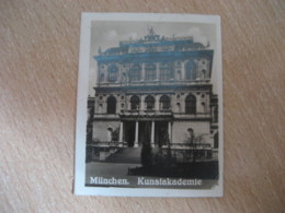 MUNCHEN Munich Kunstakademie Art Academy Bilder Card Photo Photography (4 X 5,2 Cm) Bayern Bavaria GERMANY 30s Tobacco - Ohne Zuordnung