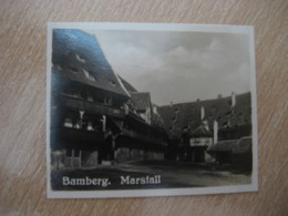 BAMBERG Marstall Bilder Card Photo Photography (4 X 5,2 Cm) Bayern Bavaria GERMANY 30s Tobacco - Unclassified