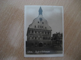 ULM Schworhaus Bilder Card Photo Photography (4 X 5,2 Cm) Bayern Bavaria GERMANY 30s Tobacco - Sin Clasificación