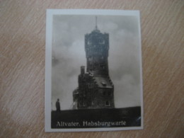 ALTVATER HABSBURGWARTE Bilder Card Photo Photography 4x5c Riesengebirge Sudetes Sudeten Poland Czech GERMANY 30s Tobacco - Zonder Classificatie