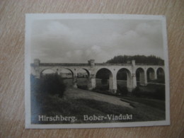 HIRSCHBERG BOBER-VIADUKT Bilder Card Photo Photography (4x5,2 Cm) Schlesien Silesia Poland Czech GERMANY 30s Tobacco - Non Classificati