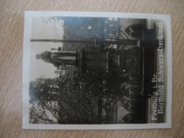 FREIBURG I. Br. Berthold Schwarz-Denkmal Bilder Card Photo Photography (4x5,2 Cm) Baden GERMANY 30s Tobacco - Unclassified