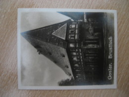 GOSLAR Brusttuch Bilder Card Photo Photography (4x5,2cm) Harz Mountains GERMANY 30s Tobacco - Non Classificati