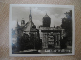 WEILBURG Partie Am Lahntor Bilder Card Photo Photography (4x5,2cm) Lahntal GERMANY 30s Tobacco - Non Classés