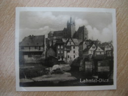 DIEZ Castle Bilder Card Photo Photography (4x5,2cm) Lahntal GERMANY 30s Tobacco - Non Classificati