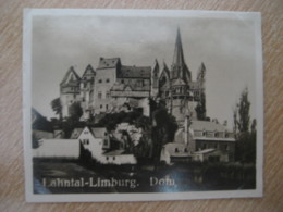 LIMBURG Dom Schloss Cathedral Castle Bilder Card Photo Photography (4x5,2cm) Lahntal GERMANY 30s Tobacco - Unclassified