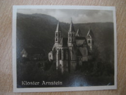 ARNSTEIN Kloster Castle Bilder Card Photo Photography (4x5,2cm) Lahntal GERMANY 30s Tobacco - Unclassified