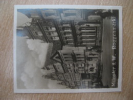 MUNSTER Roggenmarkt Bilder Card Photo Photography (4x5,2cm) Westfalen Westfalia GERMANY 30s Tobacco - Unclassified
