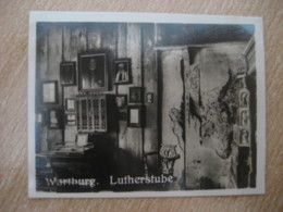 WARTBURG Lutherstube Eisenach Bilder Card Photo Photography (4x5,2cm) Thuringen Thuringia GERMANY 30s Tobacco - Non Classés