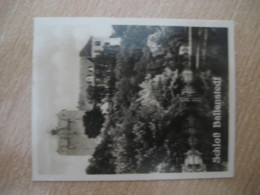 BALLENSTEDT Schloss Castle Bilder Card Photo Photography (4x5,2cm) Harz Mountains GERMANY 30s Tobacco - Ohne Zuordnung