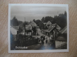 SCHIERKE Dorfstrasse Bilder Card Photo Photography (4x5,2cm) Harz Mountains GERMANY 30s Tobacco - Non Classés