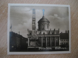 POTSDAM Rathaus Obelisk Bilder Card Photo Photography (4x5,2cm) Brandenburg GERMANY 30s Tobacco - Unclassified