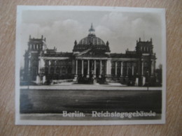 BERLIN Reichstagsgebaude Bilder Card Photo Photography (4x5,2cm) Brandenburg GERMANY 30s Tobacco - Unclassified