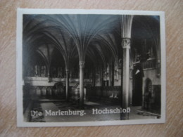 DIE MARIENBURG Hochschloss Castle Bilder Card Photo Photography (4x5,2cm) Ostpreusen East Prussia GERMANY 30s Tobacco - Unclassified