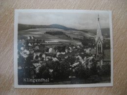 KLINGENTHAL Bilder Card Photo Photography (4x5,2cm) Sachsen Saxony GERMANY 30s Tobacco - Non Classés