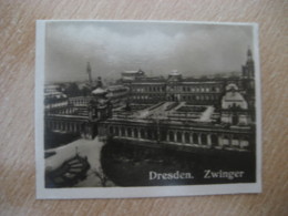 DRESDEN Zwinger Kennels Bilder Card Photo Photography (4x5,2cm) Sachsen Saxony GERMANY 30s Tobacco - Unclassified