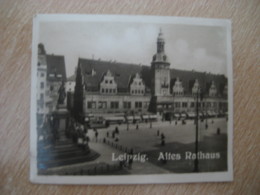 LEIPZIG Altes Rathaus Bilder Card Photo Photography (4x5,2cm) Sachsen Saxony GERMANY 30s Tobacco - Unclassified