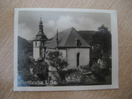 GOTTLEUBA I. Sa. Bad Klima Bilder Card Photo Photography (4x5,2cm) Sachsen Saxony GERMANY 30s Tobacco - Non Classificati