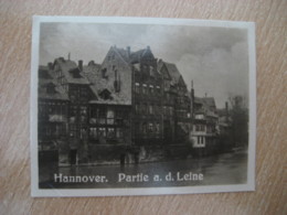 HANNOVER Partie A. D. Leine Bilder Card Photo Photography (4x5,2cm) Braunschweig Brunswick GERMANY 30s Tobacco - Unclassified