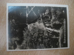 SCHWARZWALD Muhle Water Mill Bilder Card Photo Photography (4x5,2cm) Schwarzwald Black Forest GERMANY 30s Tobacco - Non Classés