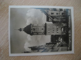 DILLINGEN A.D. Mittleres Tor Gate Bilder Card Photo Photography (4x5,2cm) Schwaben Bayern GERMANY 30s Tobacco - Unclassified