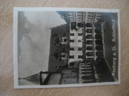 NEUBURG A.D. Schlosshof Castle Bilder Card Photo Photography (4x5,2cm) Schwaben Bayern GERMANY 30s Tobacco - Non Classés
