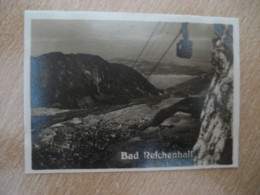 BAD REICHENHALL Air Railway Cableway Bilder Card Photo Photography (4x5,2cm) Kurort Thermal Health GERMANY 30s Tobacco - Non Classés