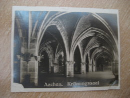 AACHEN Kronungssaal Bilder Card Photo Photography (4x5,2cm) Historical Cities GERMANY 30s Tobacco - Non Classés