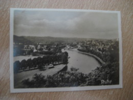 RUHR Bilder Card Photo Photography (4x5,2cm) River Rivers GERMANY 30s Tobacco - Non Classificati