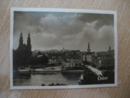 ODER Bilder Card Photo Photography (4x5,2cm) River Rivers GERMANY 30s Tobacco - Non Classificati