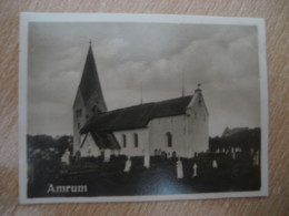 AMRUM Die Kirche Von Wittdun Church Bilder Card Photo Photography (4x5,2cm) Isle Island GERMANY 30s Tobacco - Non Classificati