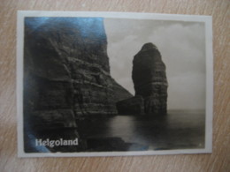 HELGOLAND Monch U. Predigtstuhl Bilder Card Photo Photography (4x5,2cm) Isle Island GERMANY 30s Tobacco - Non Classificati