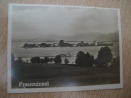 FRAUENINSEL Im Herrenchiemsee Bilder Card Photo Photography (4x5,2cm) Isle Island GERMANY 30s Tobacco - Non Classificati
