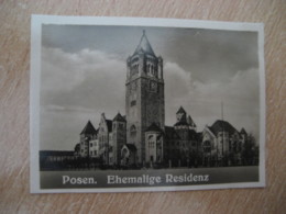POSEN Ehemalige Residenz Poznan ? Poland Bilder Card Photo Photography (4x5,2cm) Osten GERMANY 30s Tobacco - Non Classificati