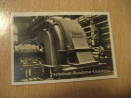 BERLIN Siemens Schuckert Werke Synchron Bilder Card Photo Photography (4,3x6,3cm) Technology GERMANY 30s Tobacco - Non Classificati