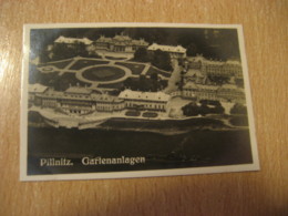 PILLNITZ Gartenanlagen Castle Bilder Card Photo Photography (4,3x6,3cm) Garden Gardens GERMANY 30s Tobacco - Non Classificati