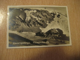 RIESENGEBIRGE Hampelbaude Kessel Kleinen Teichs Bilder Card Photo Photography (4,3x6,3cm) GERMANY 30s Tobacco - Non Classificati