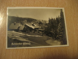 SCHIERKE Harz Bilder Card Photo Photography (4,3x6,3cm) GERMANY 30s Tobacco - Non Classificati