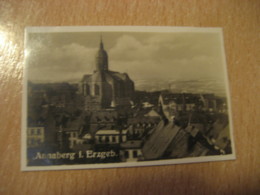 ANNABERG I. Erzberg. St. Annenkirche Bilder Card Photo Photography (4,3x6,3cm) Erzgebirge Mountains GERMANY 30s Tobacco - Non Classificati