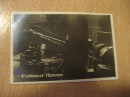 Frohnauer Hammer ANNABERG Bilder Card Photo Photography (4,3x6,3cm) Erzgebirge Mountains GERMANY 30s Tobacco - Non Classificati
