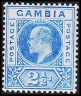 1902-1905. GAMBIA. __ Edward VII. __2½ D. (Michel 31) - JF319317 - Gambie (...-1964)