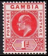 1904-1909. GAMBIA. __ Edward VII. __1 D. (Michel 41) - JF319324 - Gambie (...-1964)