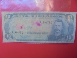 DOMINIQUE 10 PESOS 1996 CIRCULER (B.6) - Dominicaanse Republiek