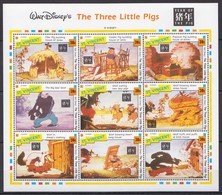 PK417 ST.VINCENT CARTOONS WALT DISNEY'S THE THREE LITTLE PIGS 1KB MNH - Disney