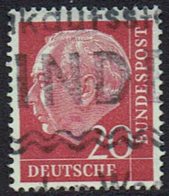 BRD, 1954, MiNr 185, Gestempelt - Gebraucht