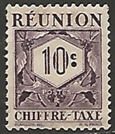 REUNION TAXE N° 26 NEUF Sans Gomme - Timbres-taxe