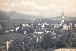 Switzerland.....UZNACH......" Gruss Aus UZNACH " Panorama......ca. 1910/20? - Uznach