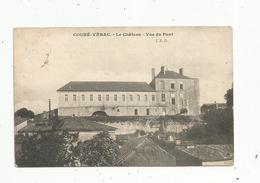 Cp, 86,  COUHE-VERAC ,le Château ,vue Du Pont ,  Ed. J.S.D. ,  Voyagée 1908 - Couhe
