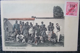 Angola Indigenas Mossumbes Cpa Timbrée - Angola